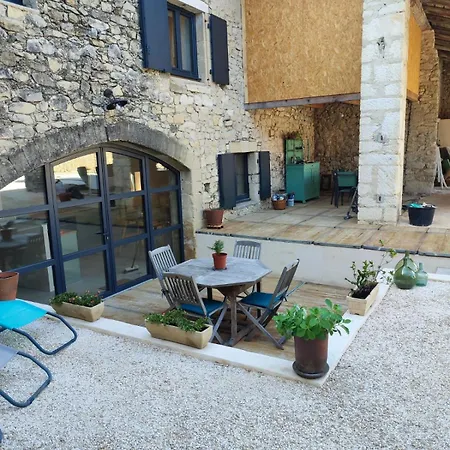 La Grangerie Grange En Pierre Avec * Moulezan