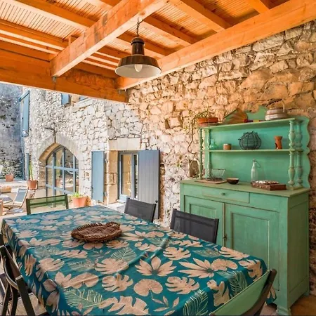 La Grangerie Grange En Pierre Avec Ferienhaus Moulézan